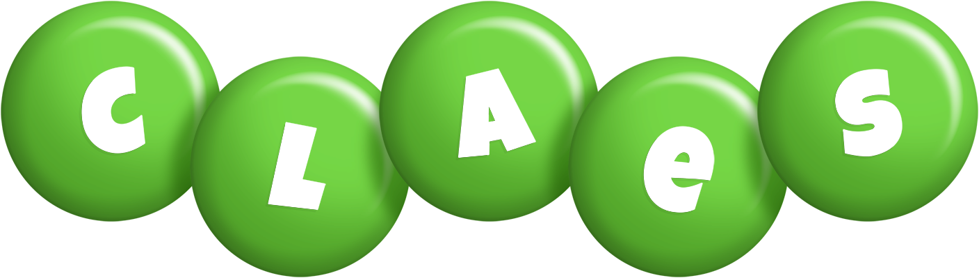 Claes candy-green logo