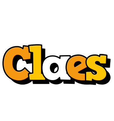 Claes cartoon logo