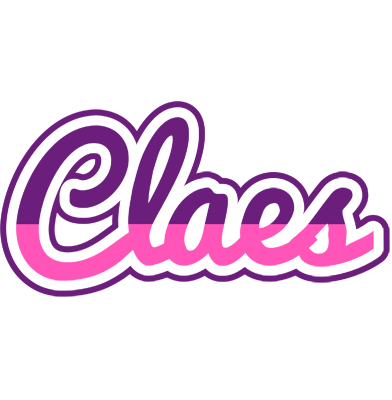 Claes cheerful logo