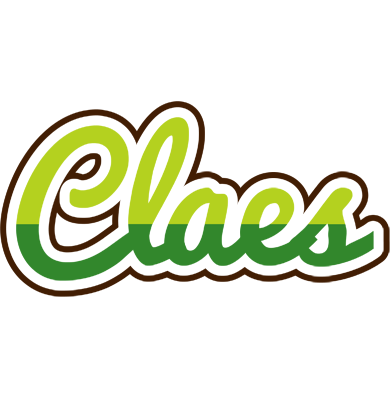 Claes golfing logo