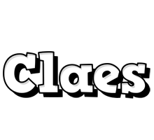 Claes snowing logo