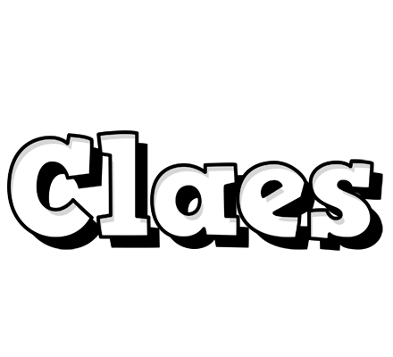 Claes snowing logo
