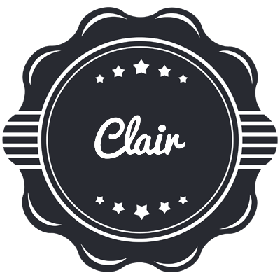 Clair badge logo