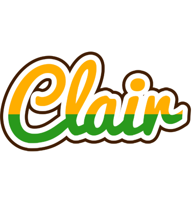 Clair banana logo