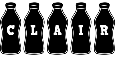 Clair bottle logo
