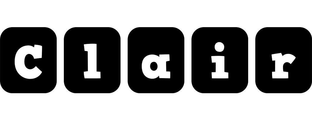 Clair box logo
