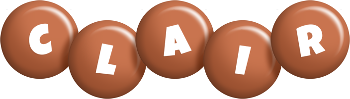 Clair candy-brown logo