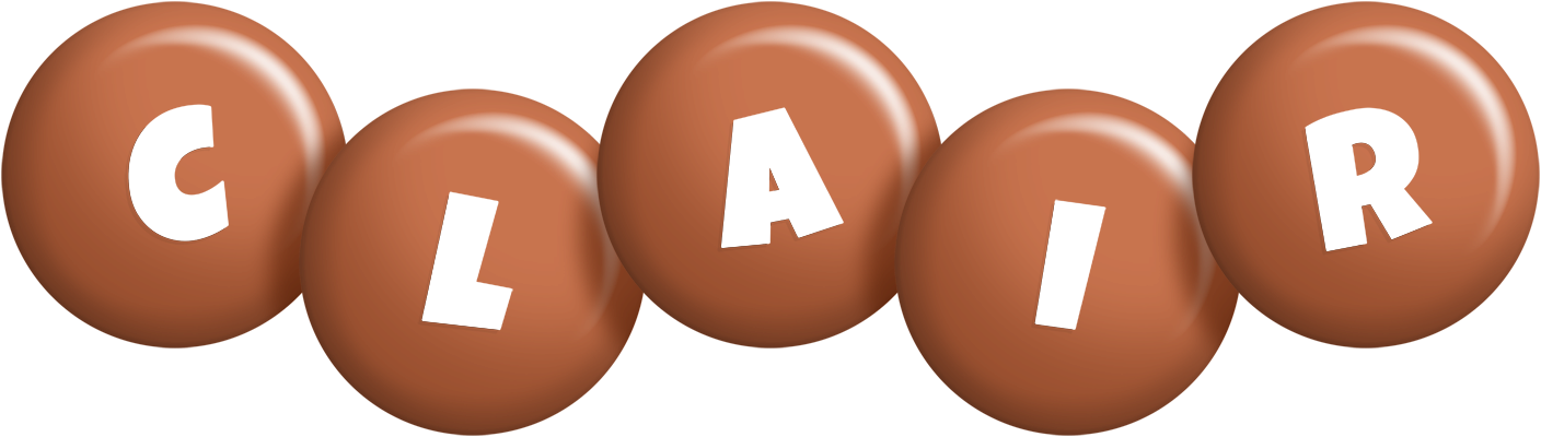 Clair candy-brown logo