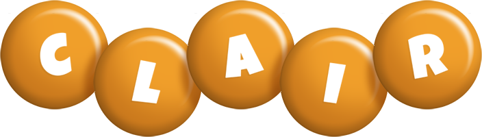 Clair candy-orange logo
