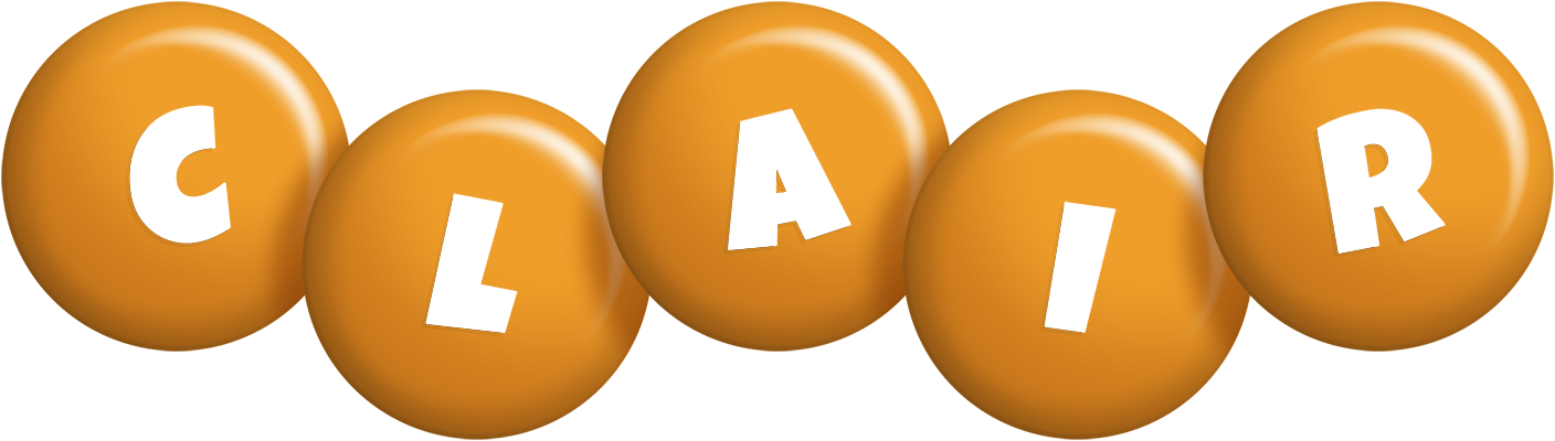 Clair candy-orange logo
