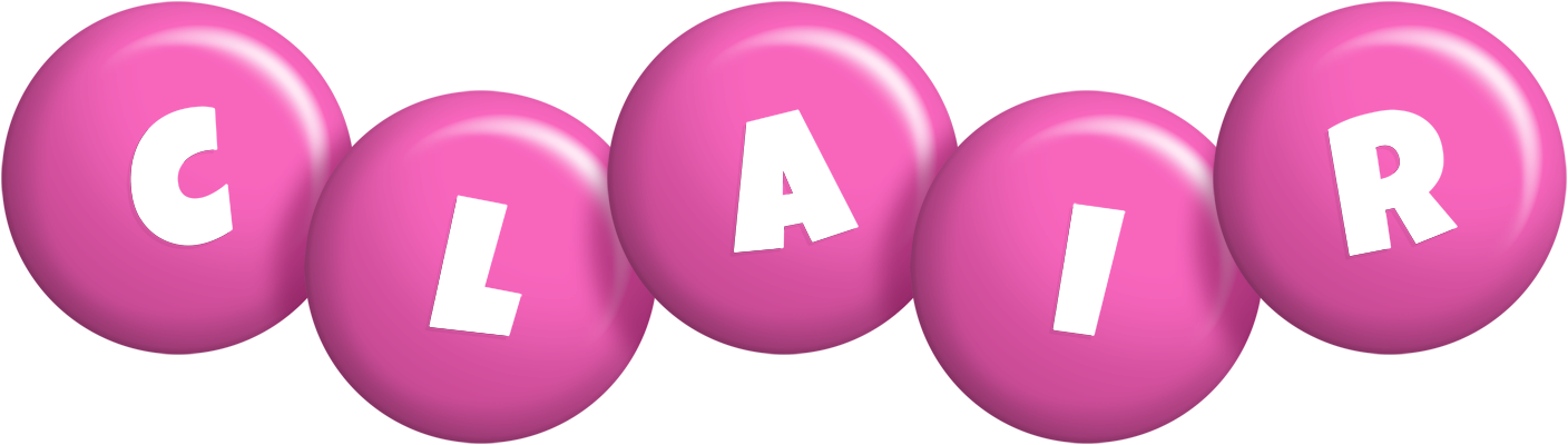 Clair candy-pink logo