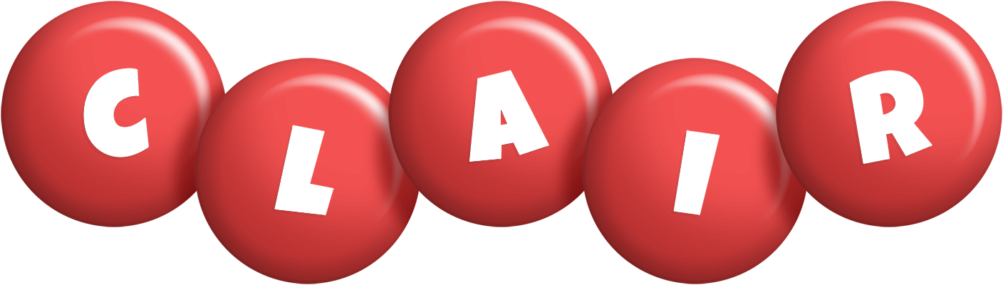 Clair candy-red logo