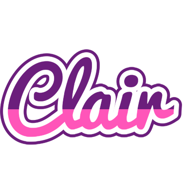 Clair cheerful logo