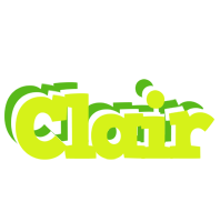 Clair citrus logo