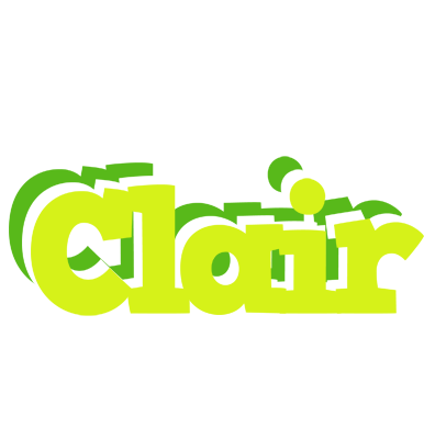 Clair citrus logo