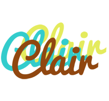 Clair cupcake logo