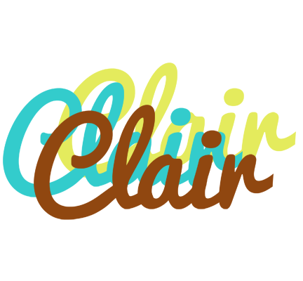 Clair cupcake logo