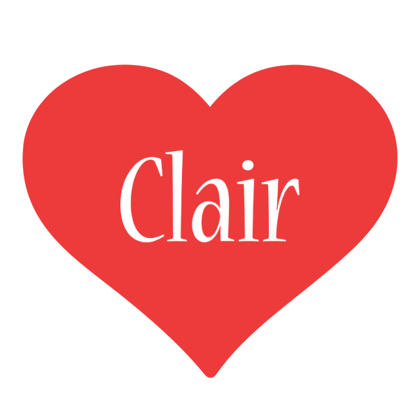 Clair love logo
