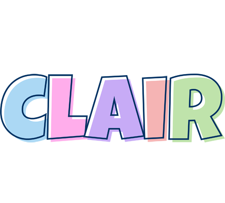 Clair pastel logo