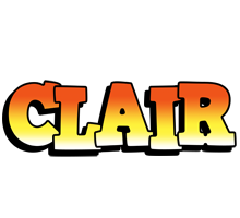 Clair sunset logo