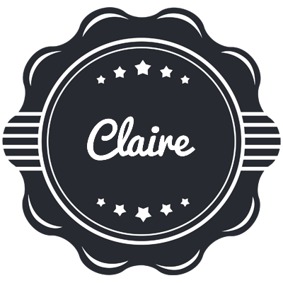 Claire badge logo