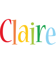 Claire birthday logo