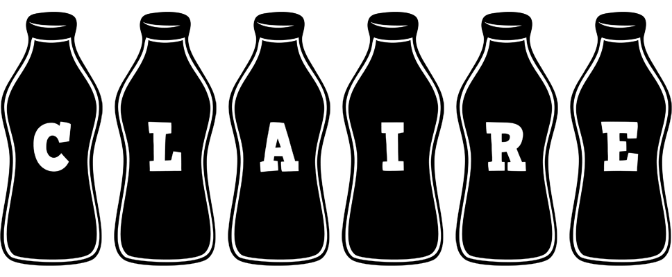 Claire bottle logo