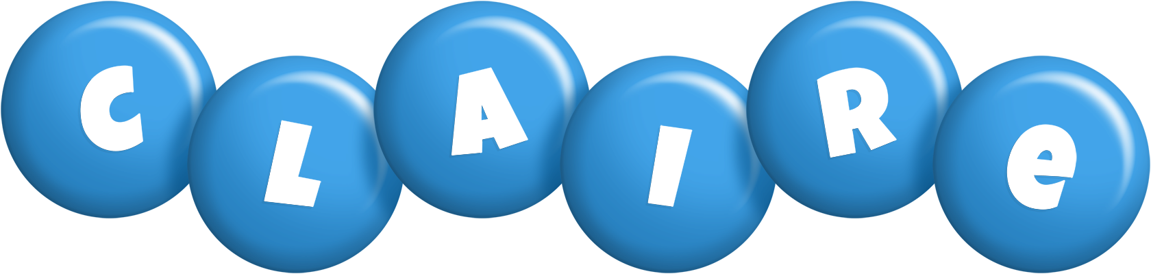 Claire candy-blue logo