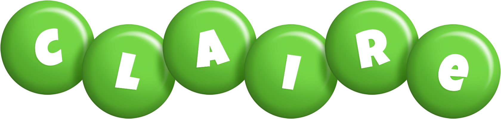 Claire candy-green logo