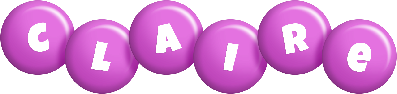 Claire candy-purple logo
