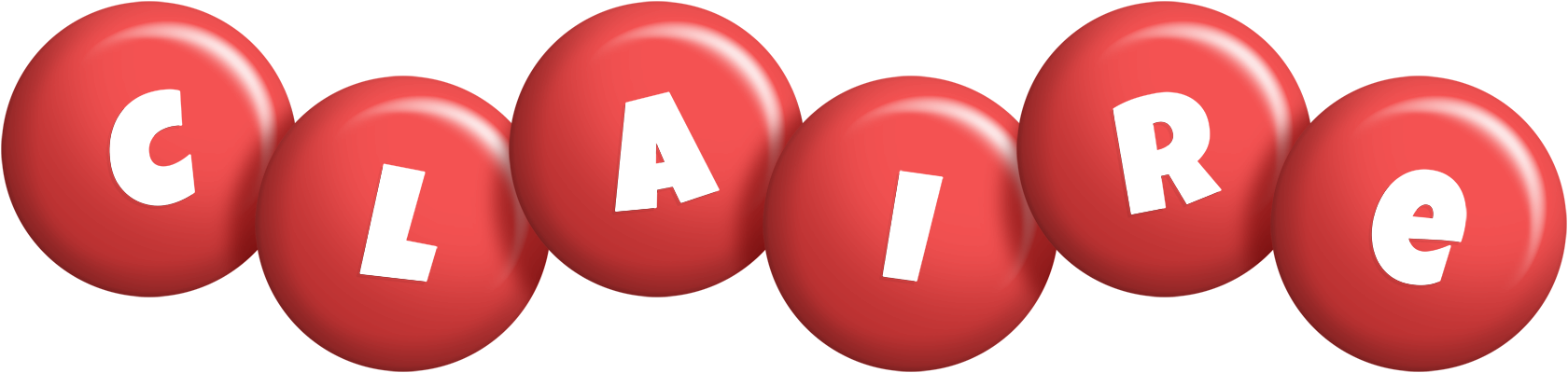 Claire candy-red logo