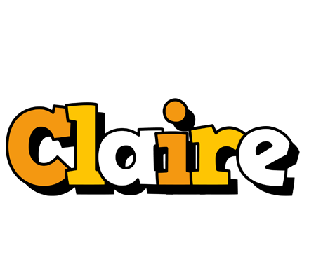 Claire cartoon logo