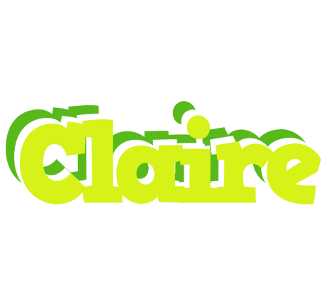 Claire citrus logo