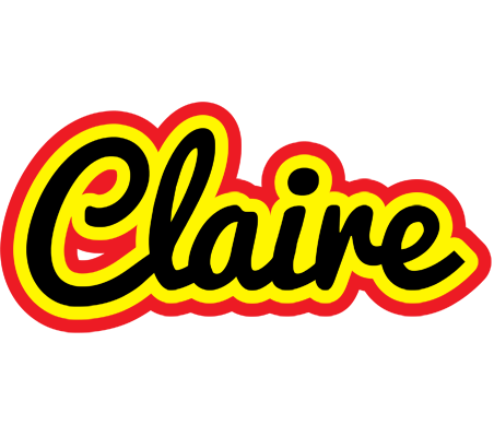 Claire flaming logo