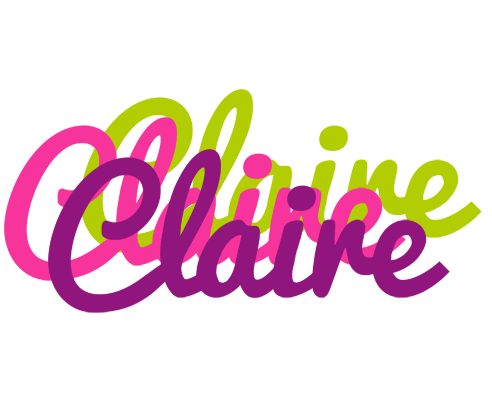 Claire flowers logo