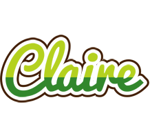 Claire golfing logo