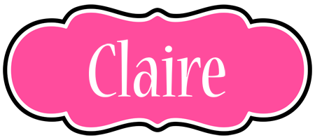 Claire invitation logo