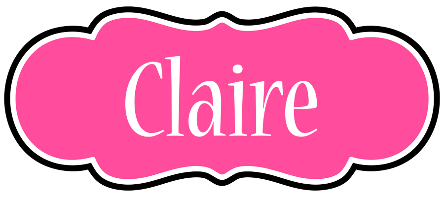 Claire invitation logo