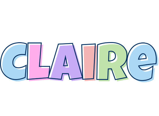 Claire pastel logo