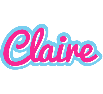 Claire popstar logo