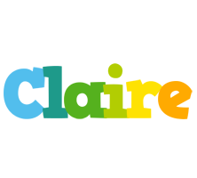 Claire rainbows logo