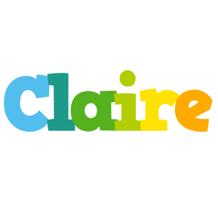 Claire rainbows logo