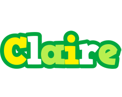 Claire soccer logo