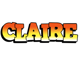 Claire sunset logo