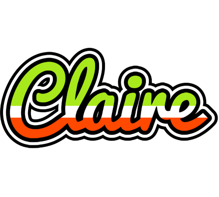 Claire superfun logo