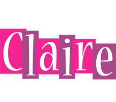 Claire whine logo