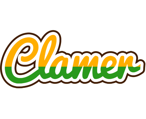 Clamer banana logo