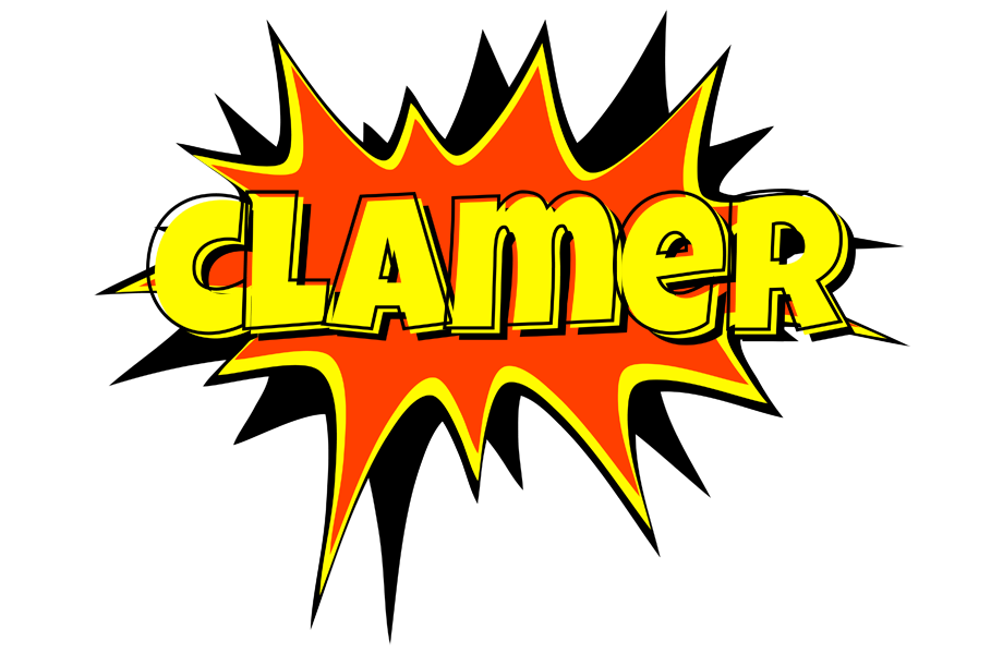 Clamer bazinga logo