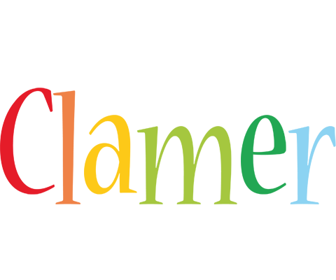Clamer birthday logo