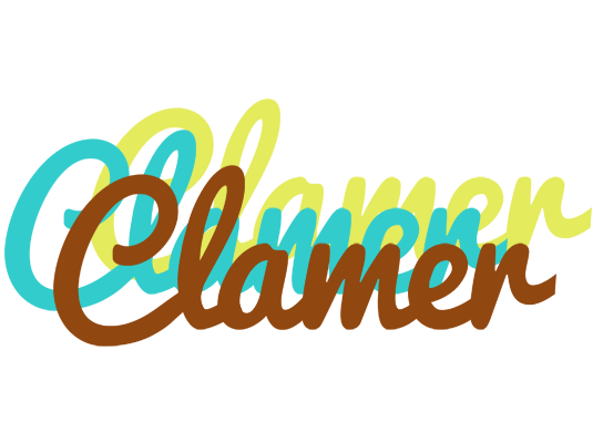 Clamer cupcake logo